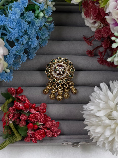 Madhumati Heritage Ring (Adjustable)