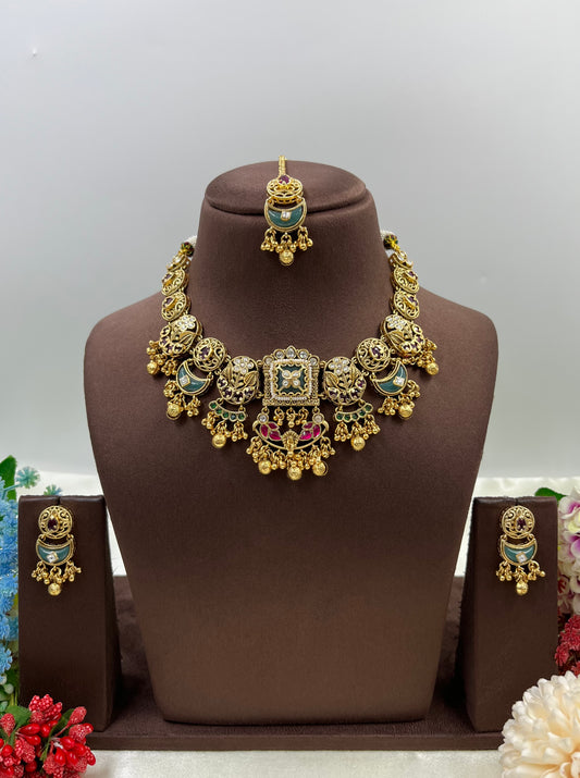 Ruchi Heritage Brass Necklace
