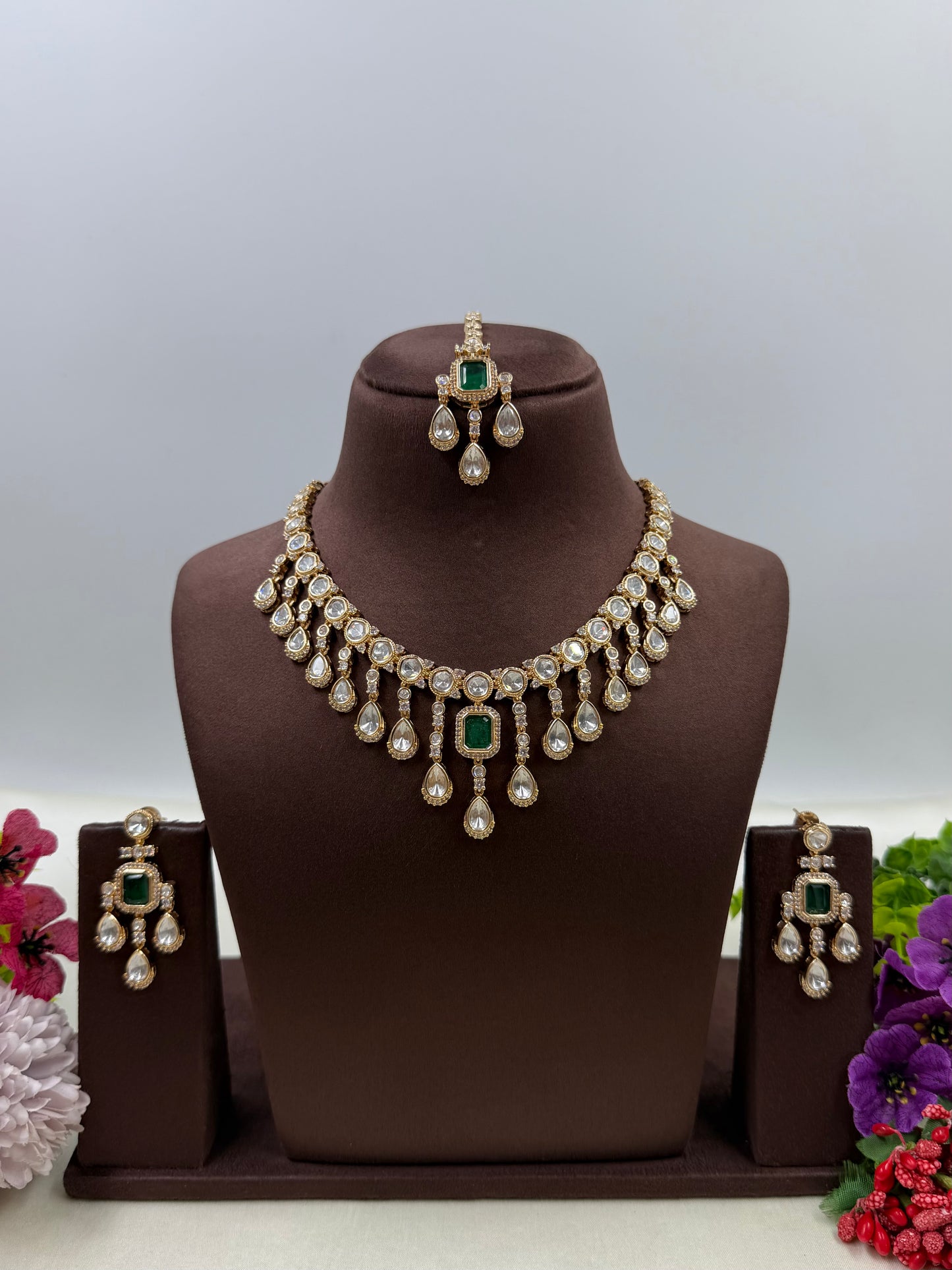 Samrudhi Premium Moissanite Necklace