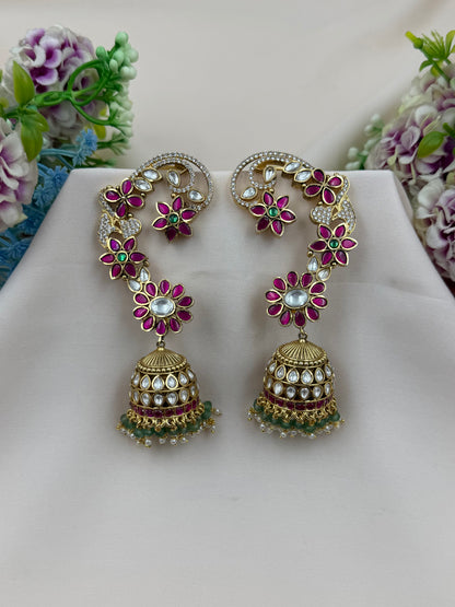 Shruti Pachi Kundan Jhumka Earring