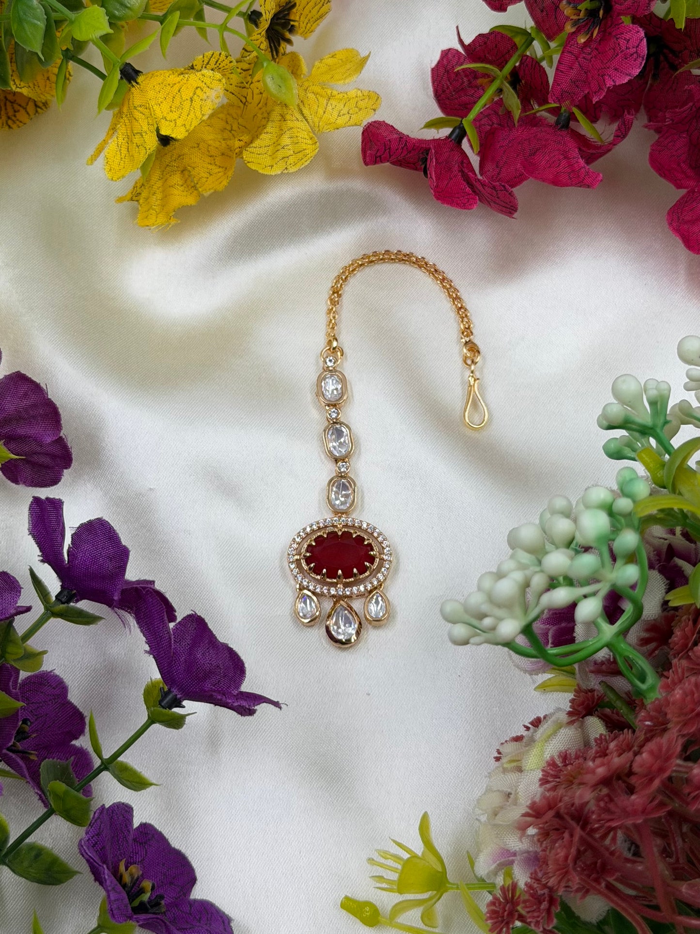 Tanvi Moissanite Mang Tika