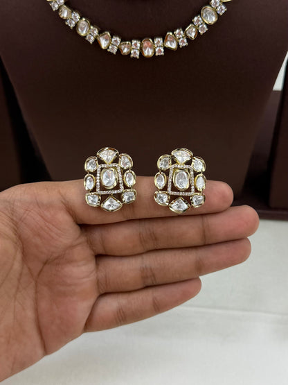 Prarthana Victorian Double Layer Necklace Set