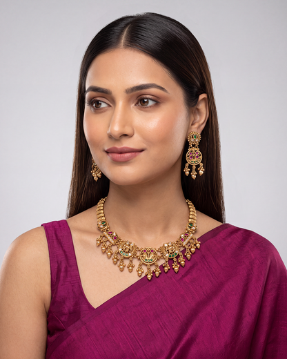 Hena Heritage Delicate Necklace Set