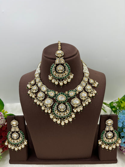 Arya Premium Moissanite Victorian Necklace