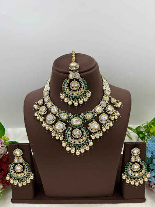 Arya Premium Moissanite Victorian Necklace