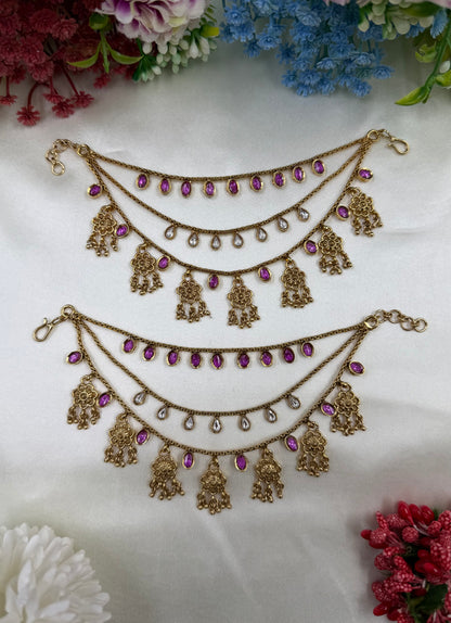 Aarvi Heritage Ear Chain