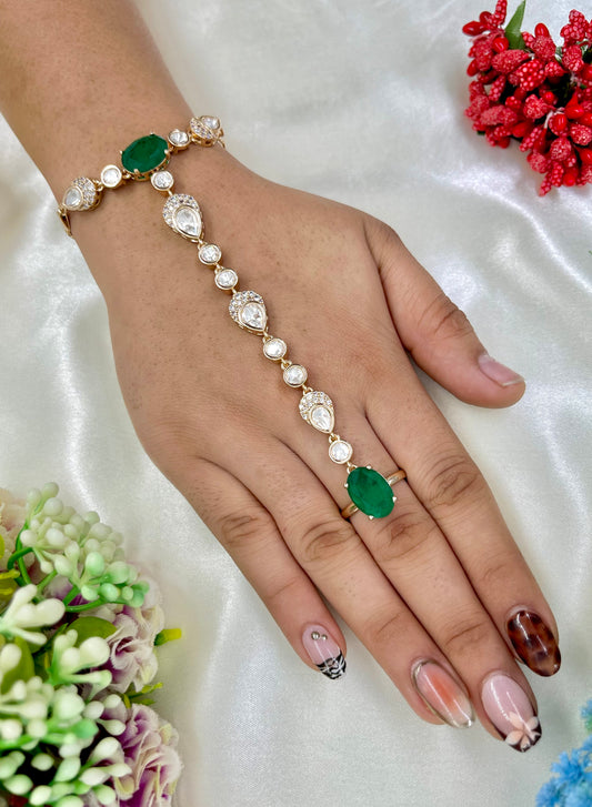 Noor Moissanite Premium Hath Panja (One pis)