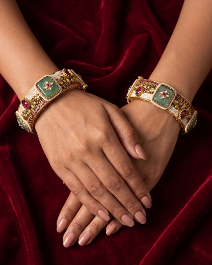 Nitya Heritage Premium Bangles (Openable)