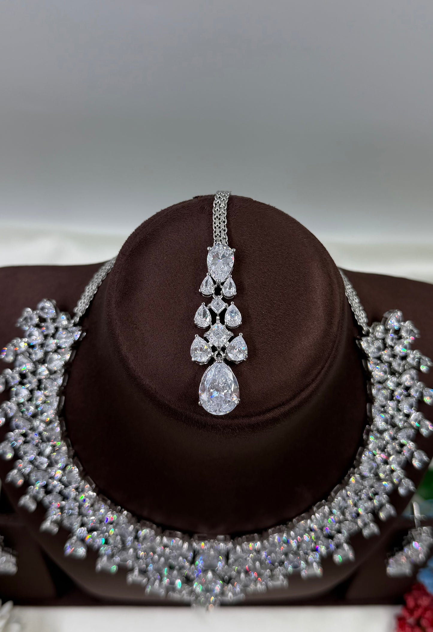 Saniya American Diamond Necklace Set