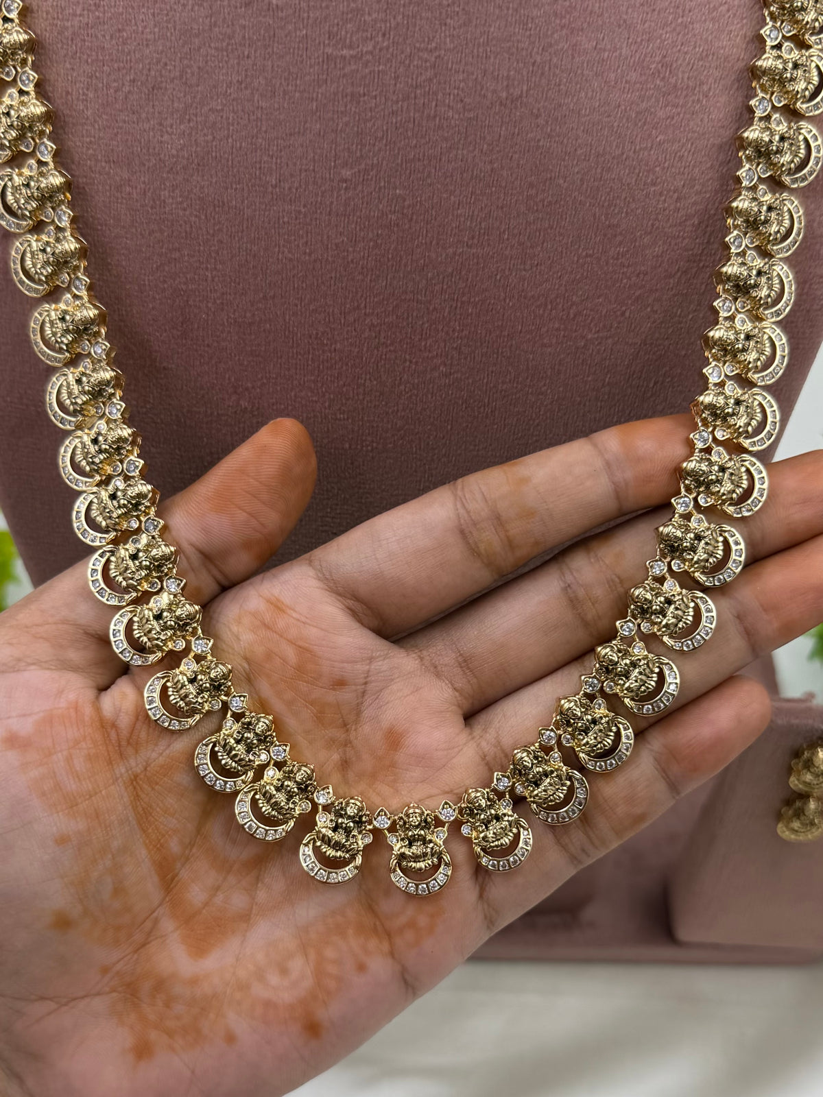 Sakshma South Temple Combo Necklace Set