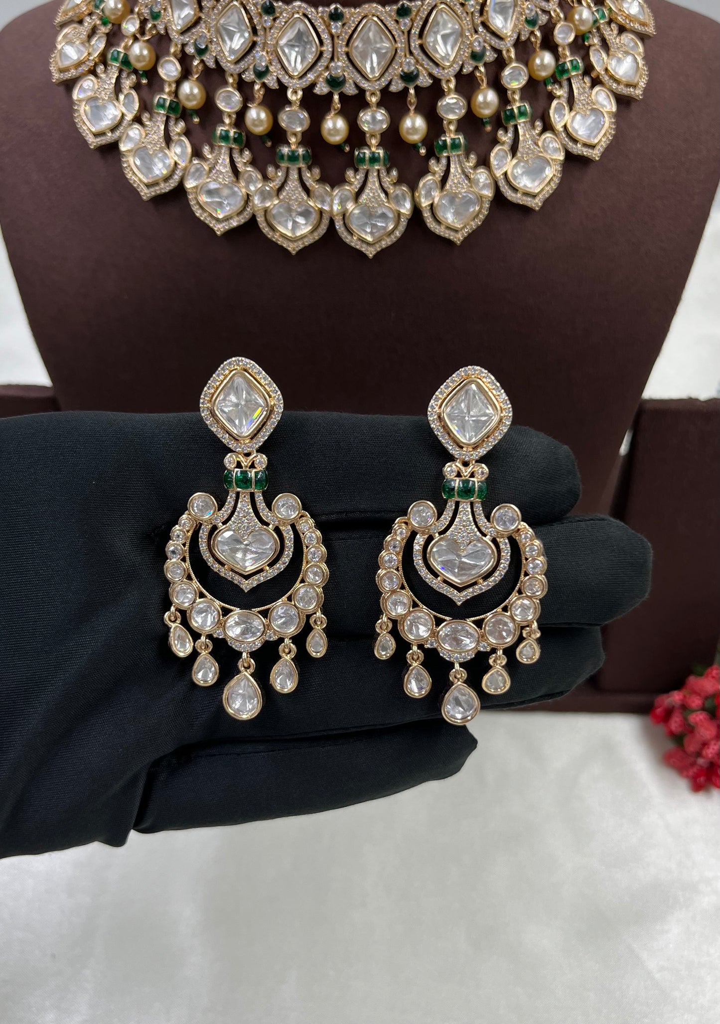 Rajvi Moissanite Premium Combo Set