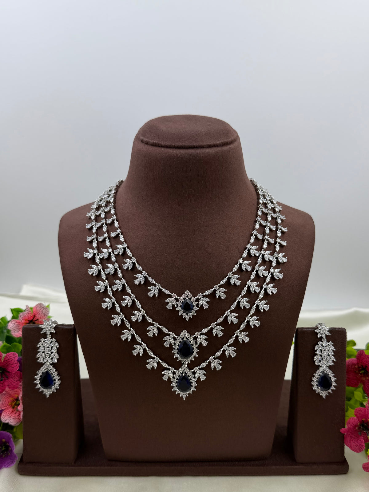 Ashley American Diamond Necklace Set