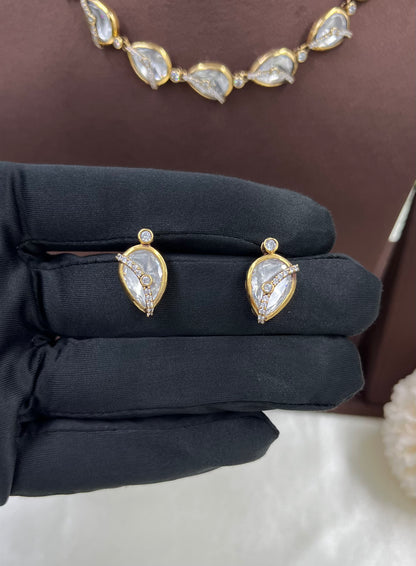 Ruhani Premium Moissanite Kundan Necklace