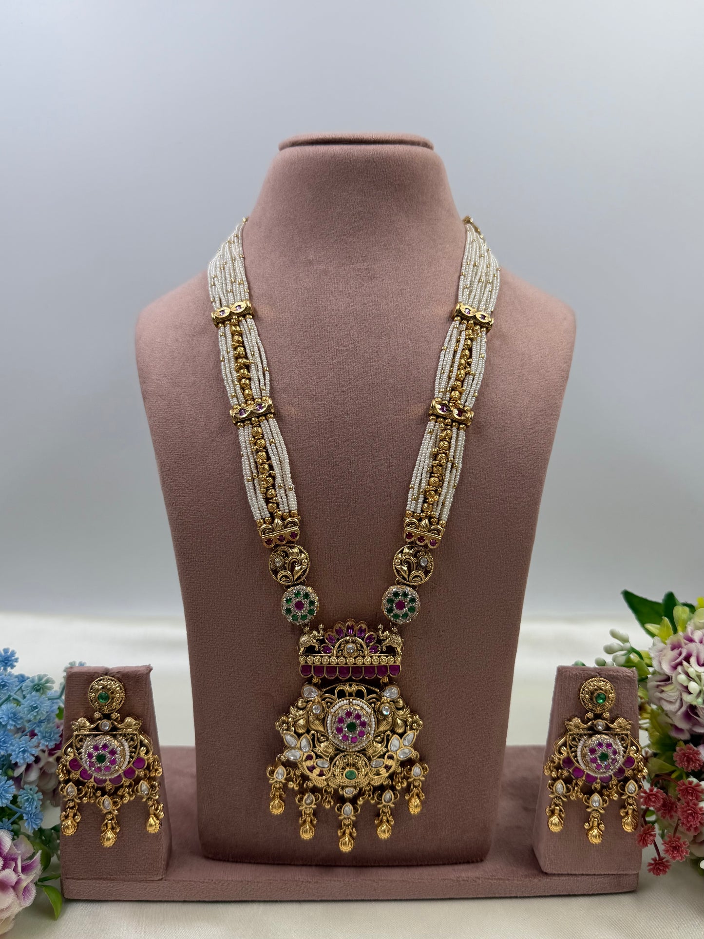 Kavya Chorski Heritage Long Necklace Set