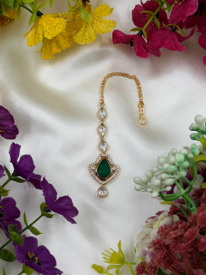 Juhi Moissanite Mang Tika