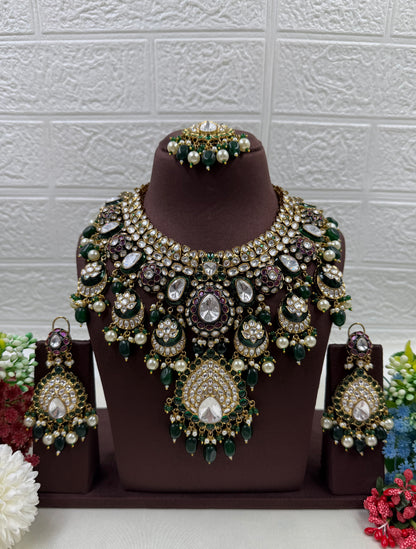 Chandrika Polki Kundan Necklace Set