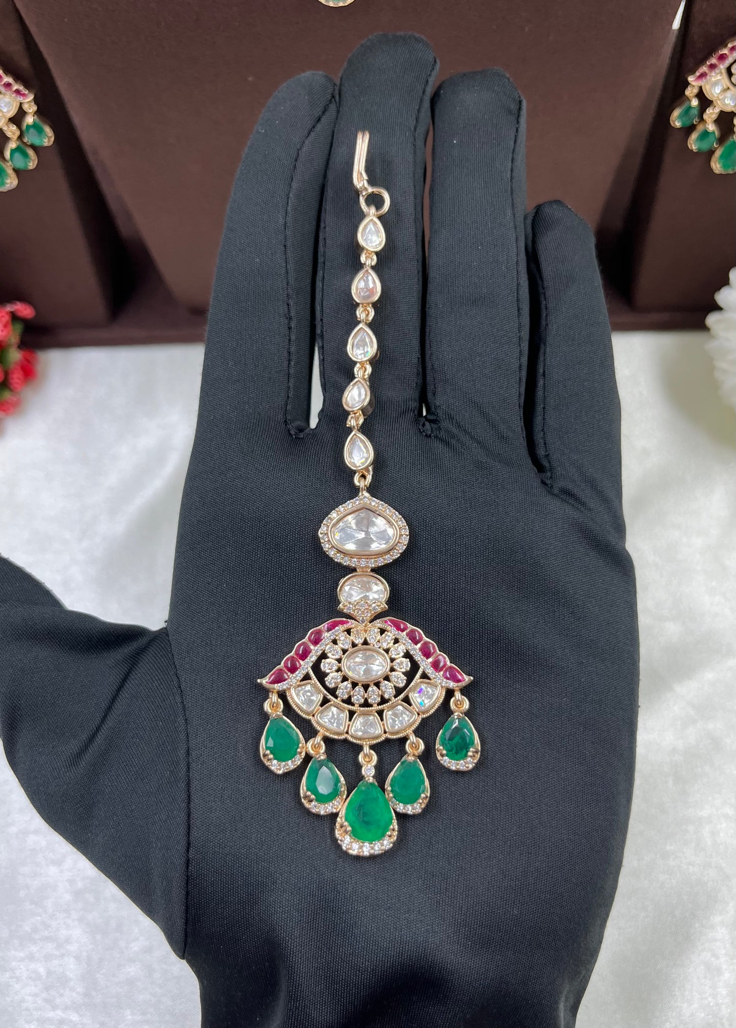 Deepti Moissanite Necklace Set