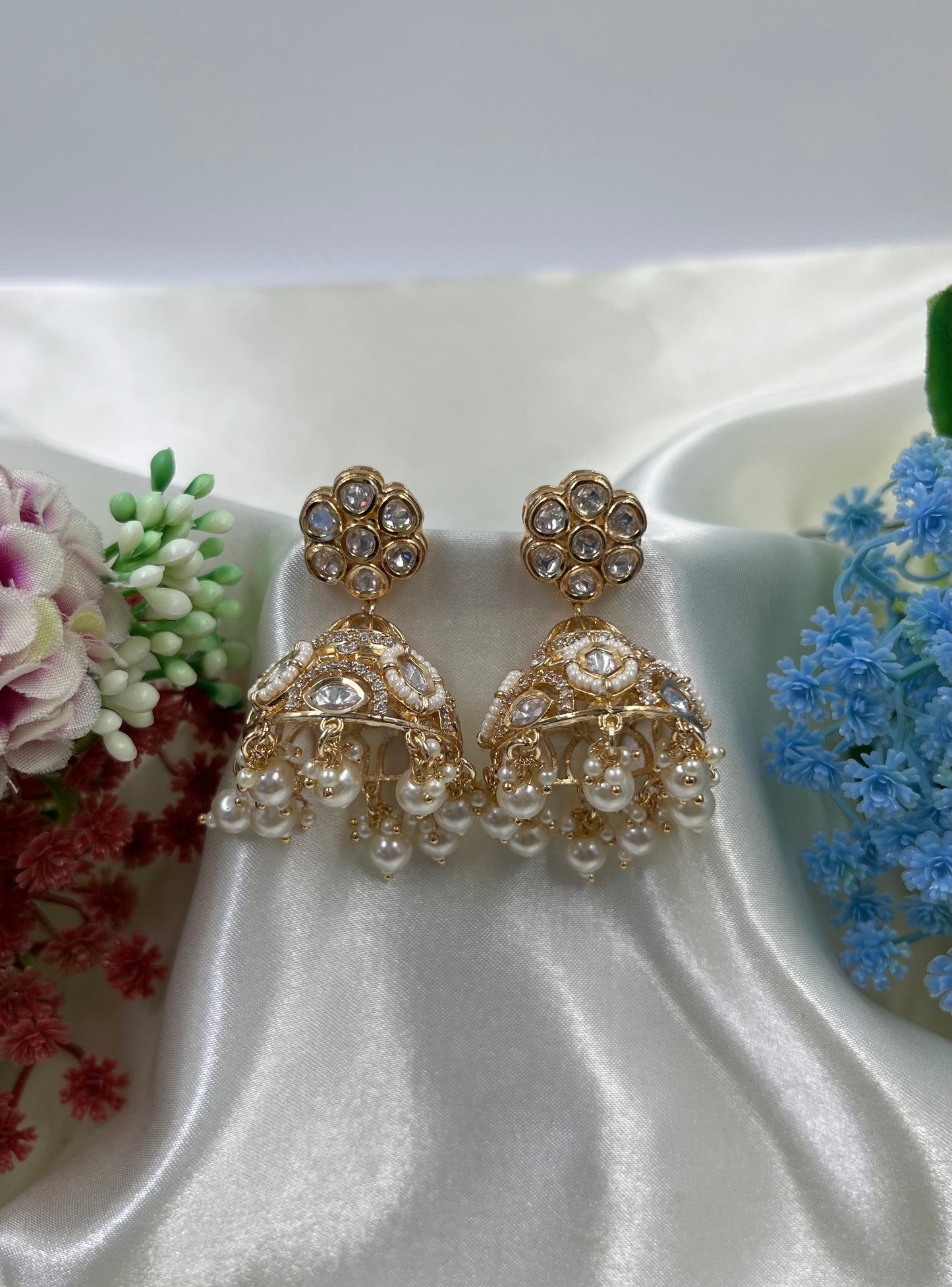 Riya Moissanite Premium Jumka