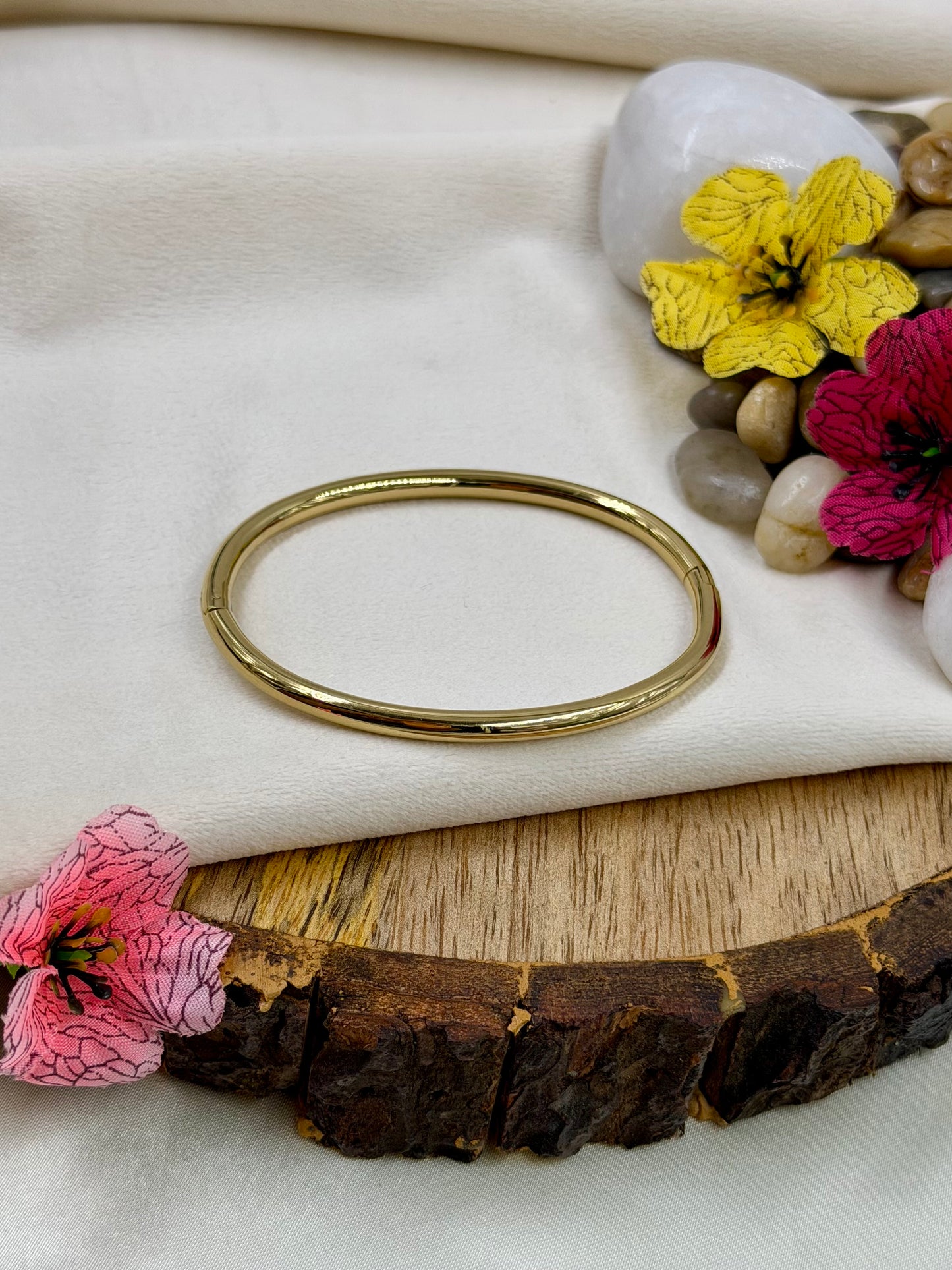 Alina Anti-Tarnish Stainless Steel Bracelet (Openable)