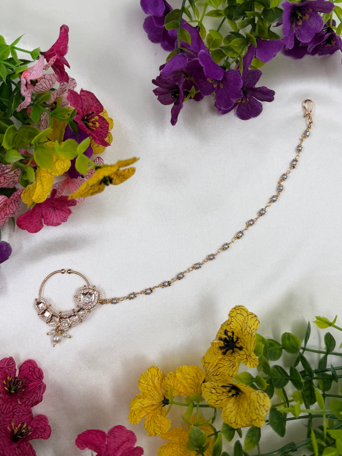 Ruchira Moissanite Nose Ring