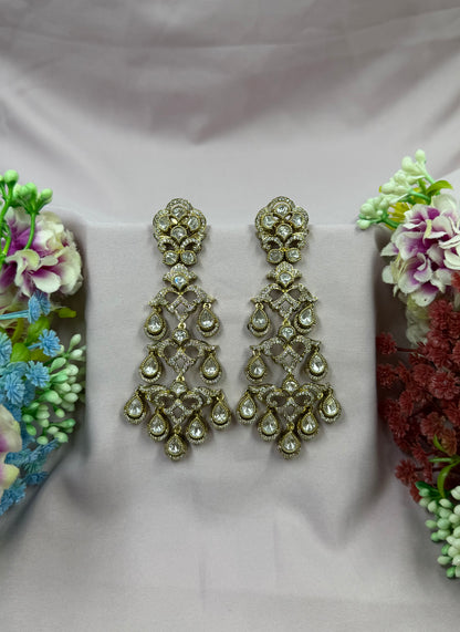 Sophia Victorian Moissanite Earring