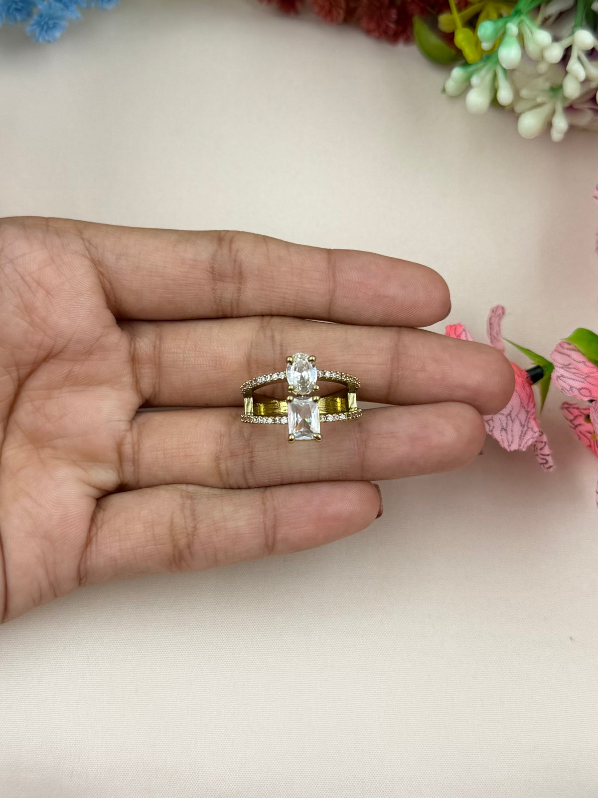 Roshni Victorian Ring (Adjustable)