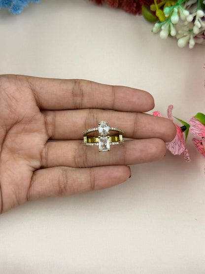 Roshni Victorian Ring (Adjustable)