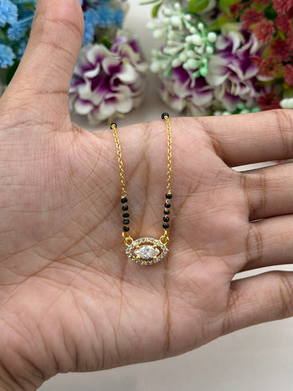 Eye-Shaped Mangalsutra