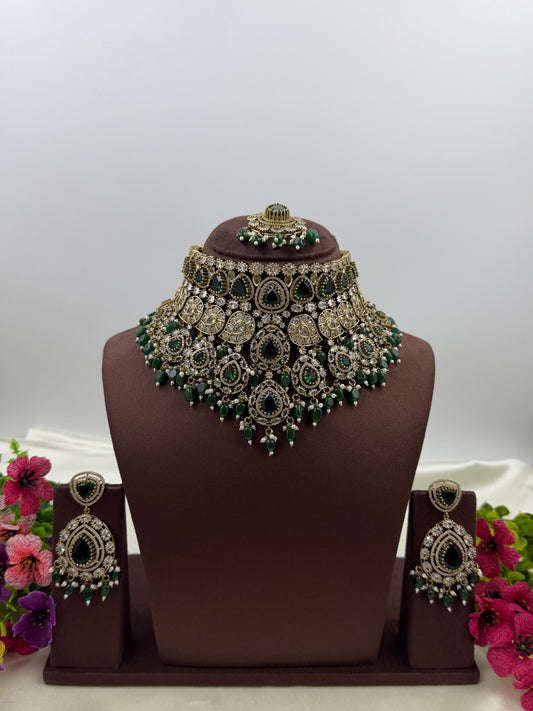 Archita Victorian Choker Necklace Set