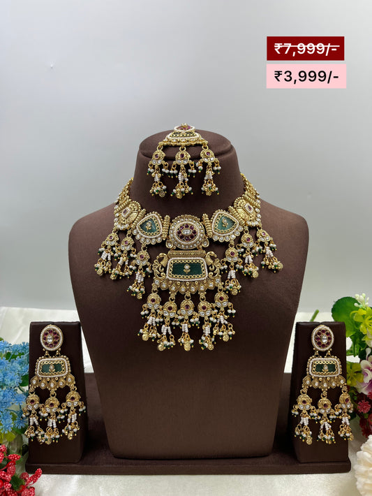 Alia Heritage Antique Gold Necklace
