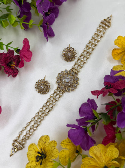 Janaki Victorian Traditional Choker Necklace