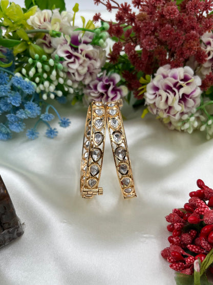 Devina Moissanite Bangles (Openable)