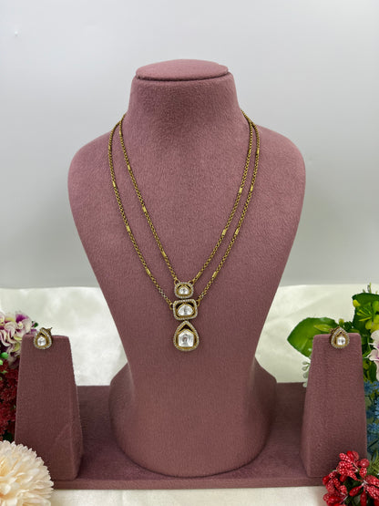 Sheetal Drop Victorian chain Pendant