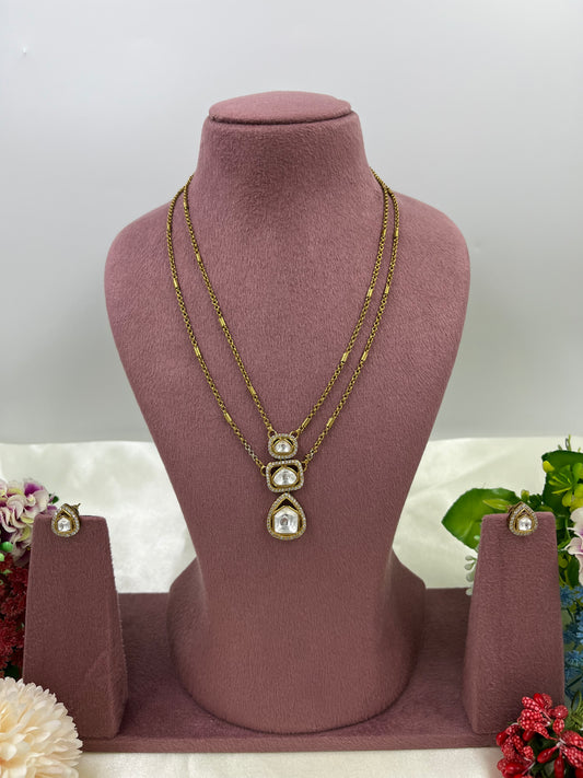 Sheetal Drop Victorian chain Pendant