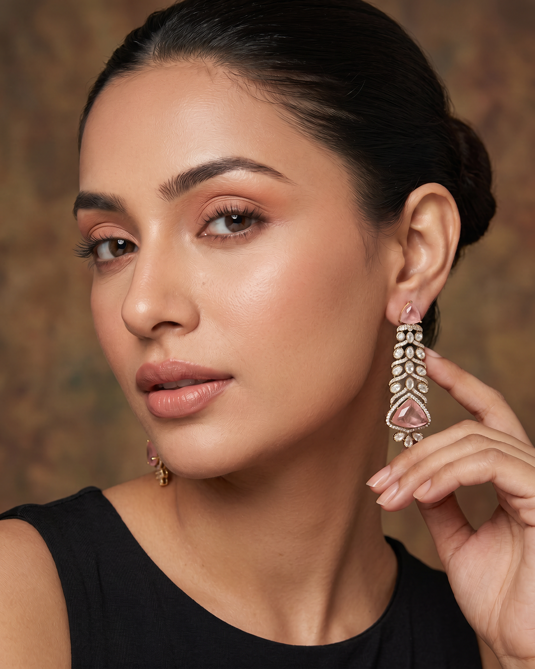 Olivia Victorian Moissanite Earring