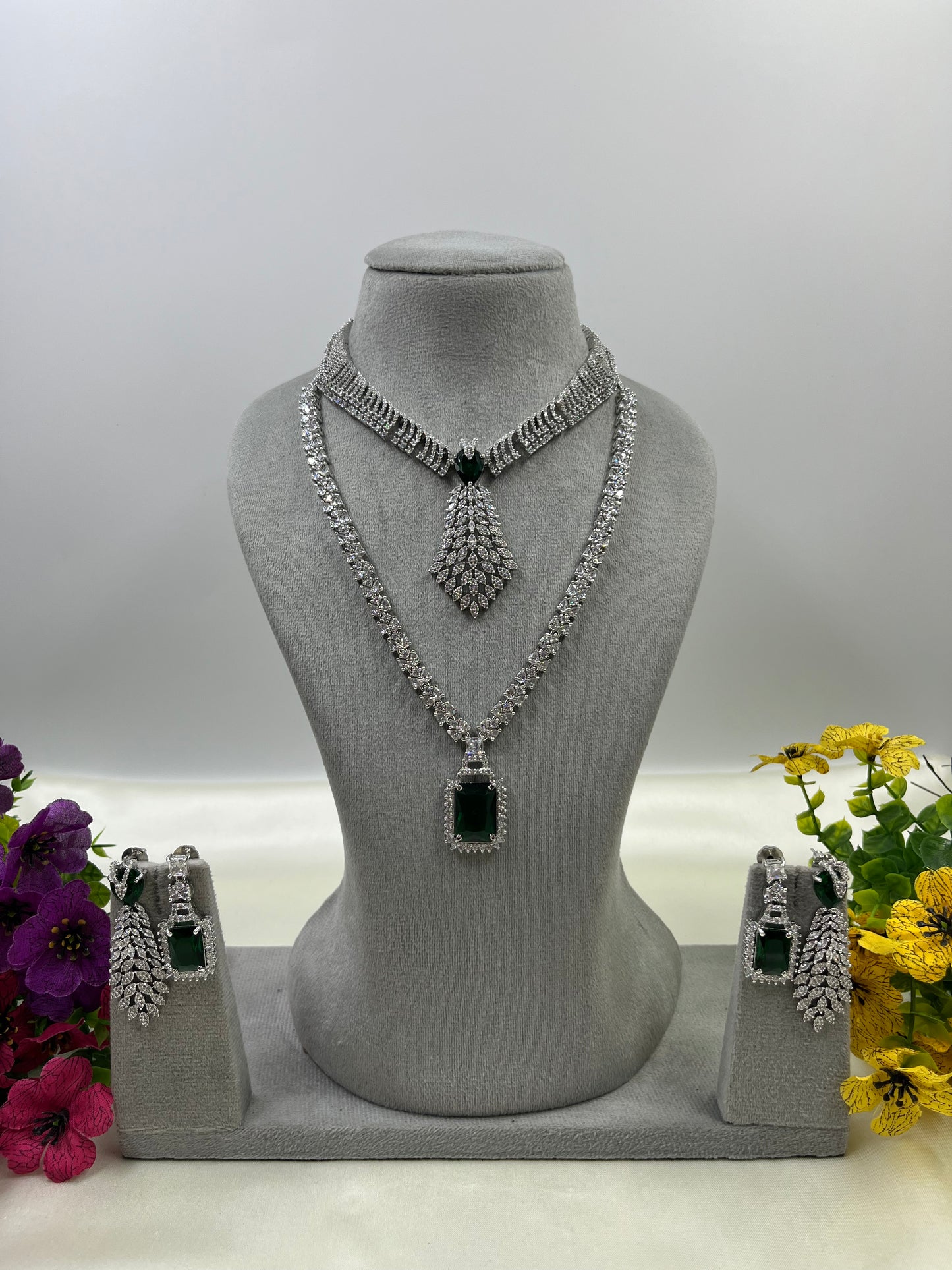 Grace American Diamond Combo Set