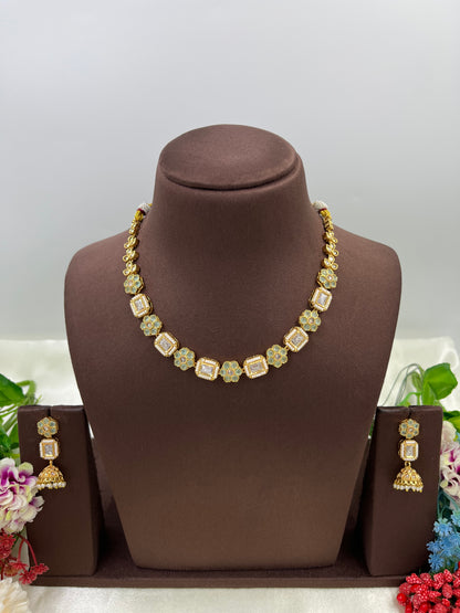 Multi Delicate Kundan Necklace