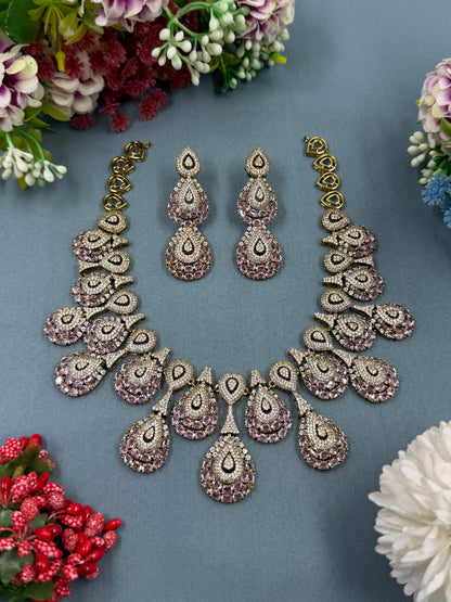 Vinita Victorian American Diamond Necklace