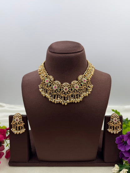 Sarika Premium Chorski Necklace Set