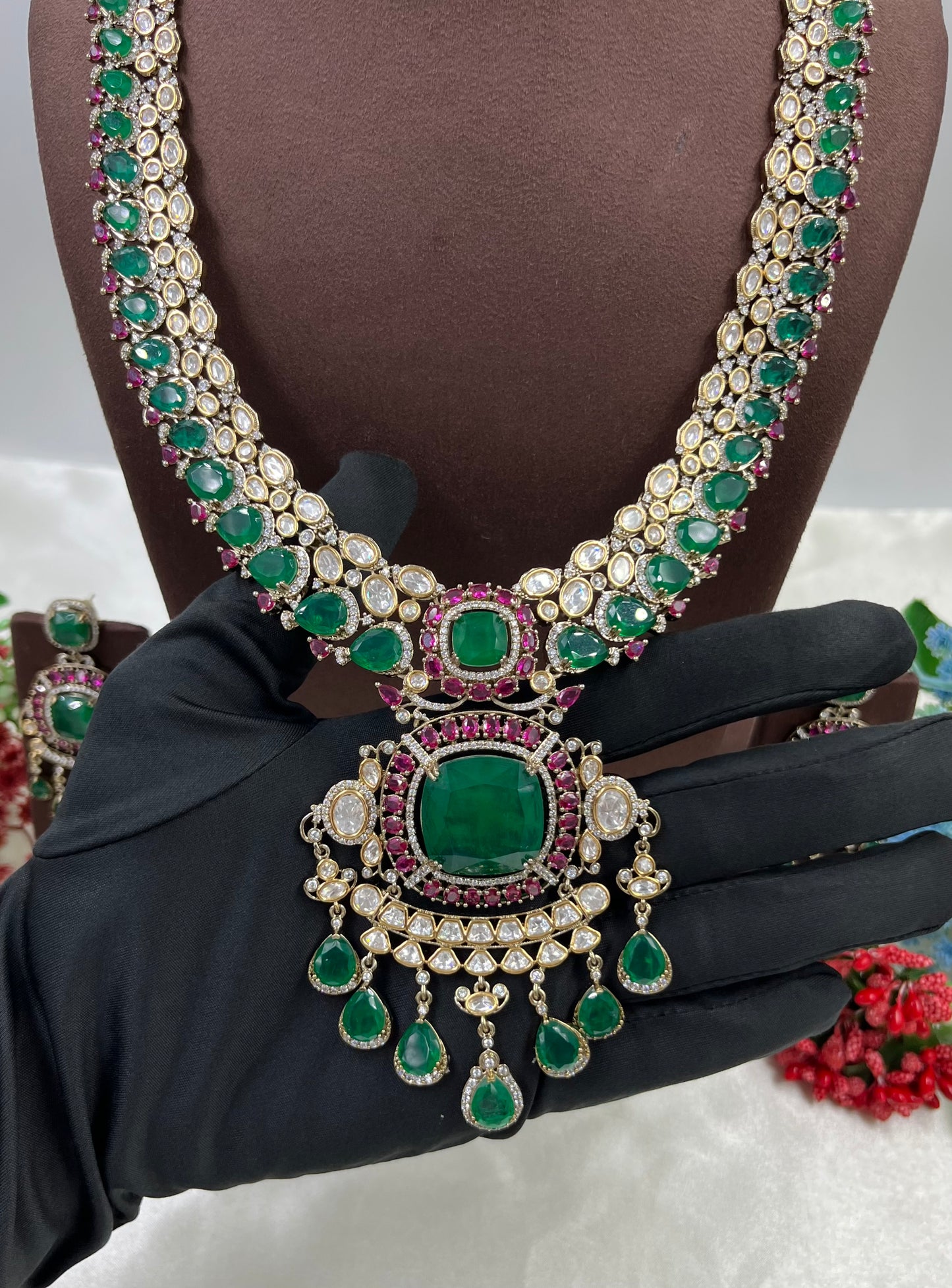 Tanu Victorian Moissanite Premium Combo Set