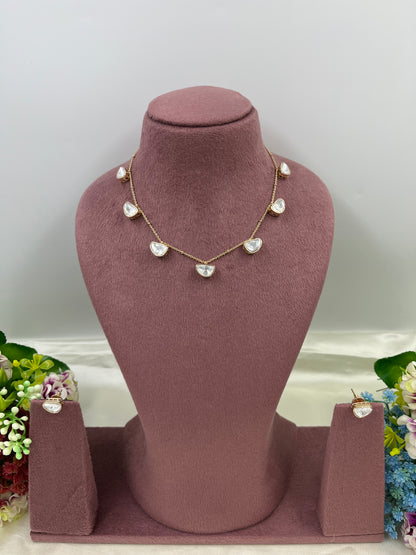 Tiara Moissanite Chain Necklace