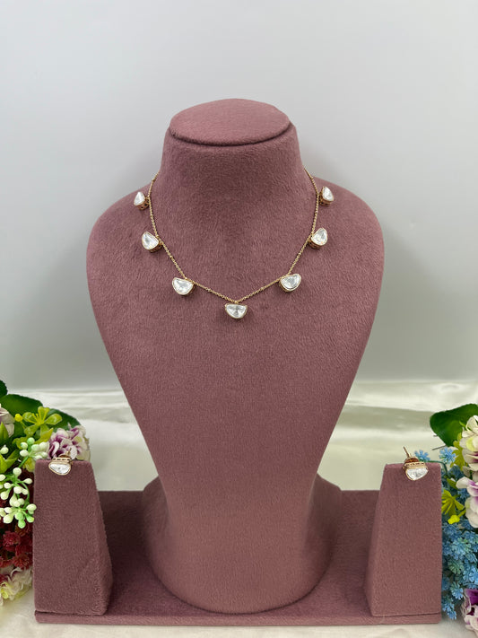 Tiara Moissanite Chain Necklace