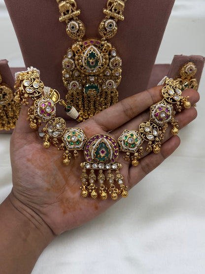 Siddhi Heritage Chorski Combo Necklace Set