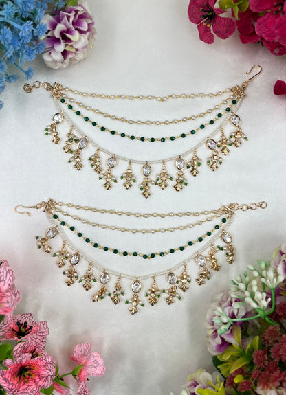 Mithali Moissanite Earchain