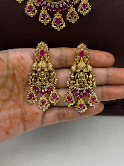 Pallavi South Temple Necklace Set