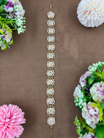 Lata Moissanite Pal Sheesh Patti