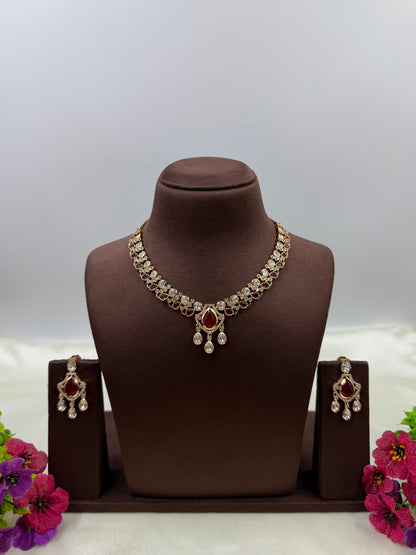 Mamta Moissanite Delicate Necklace