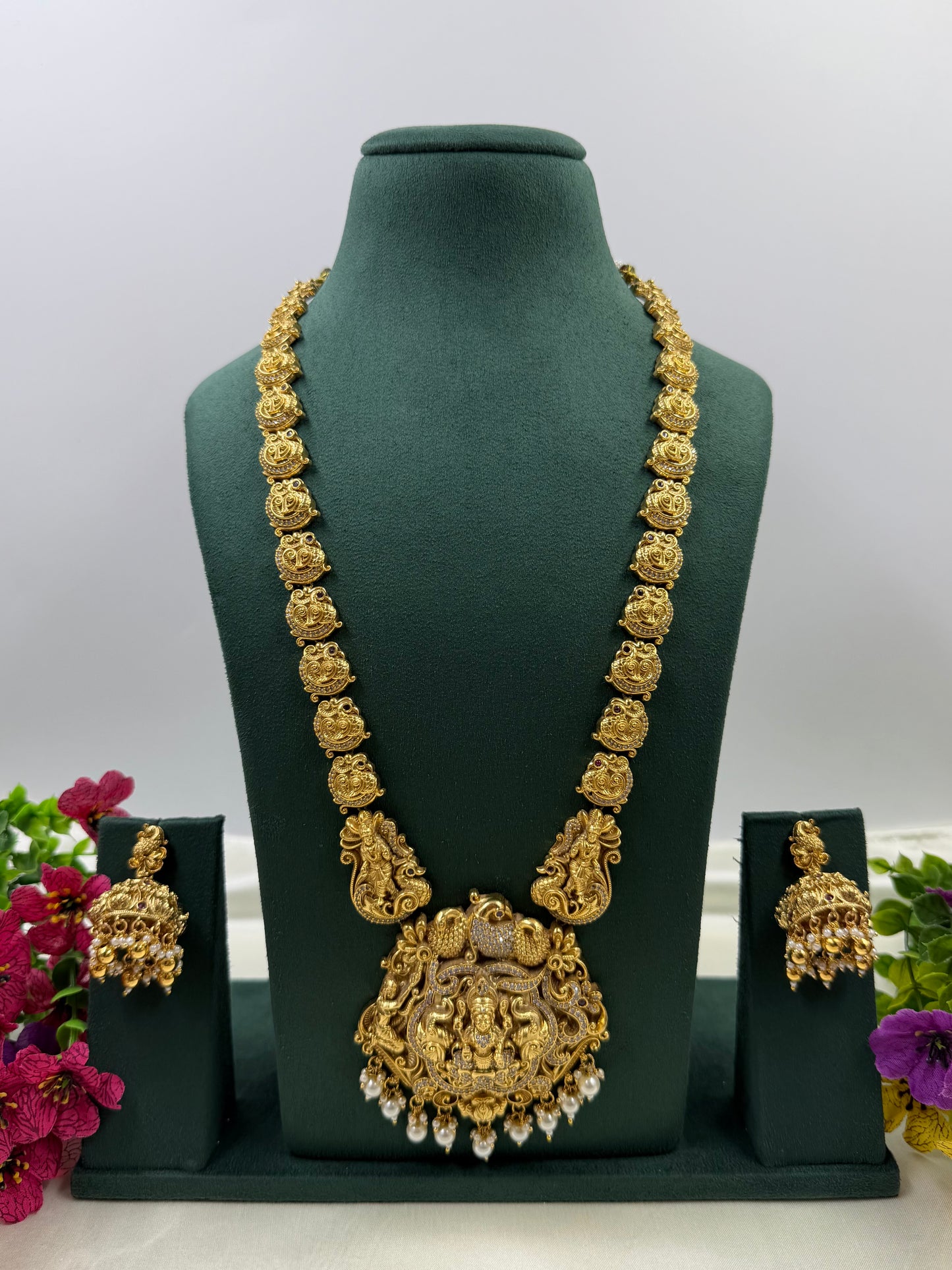 Megha South Indian Long Necklace