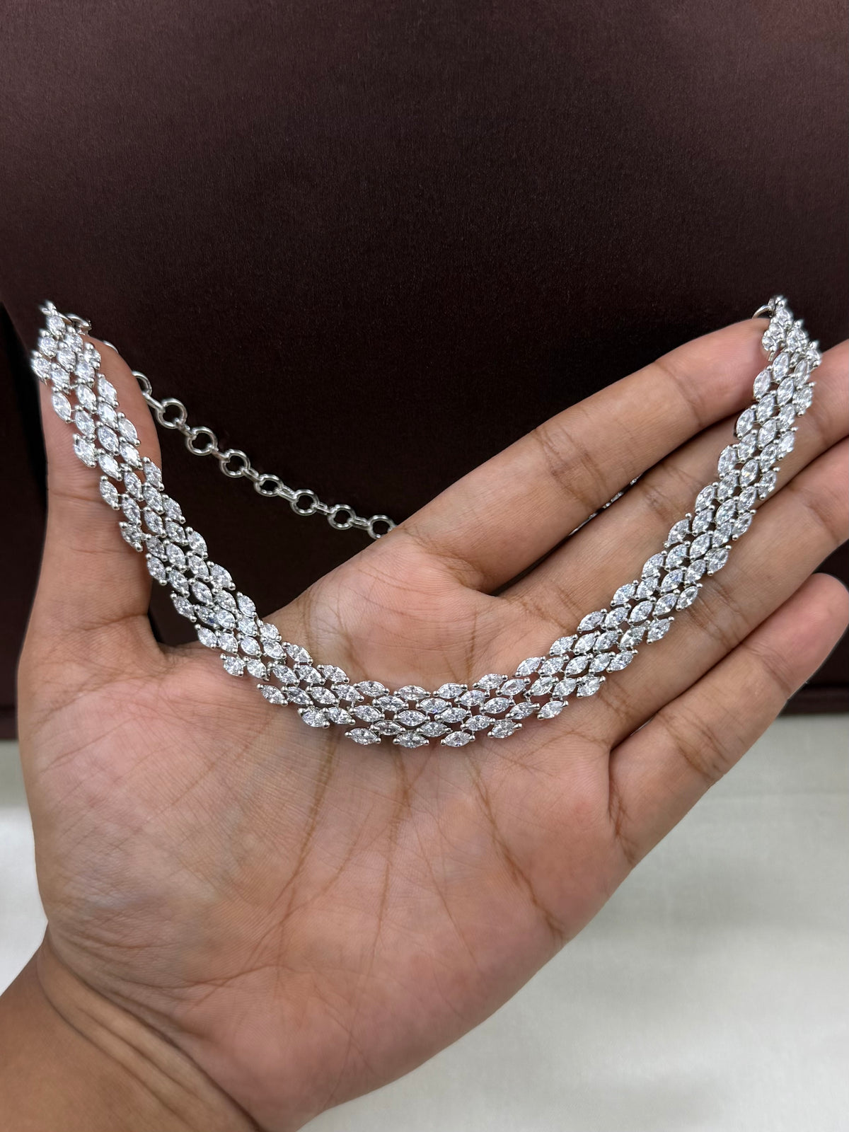 Ishani American Diamond Necklace Set