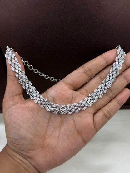 Ishani American Diamond Necklace Set